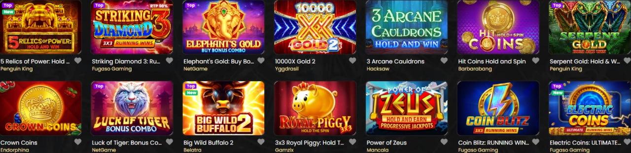 dicepalace casino jackpot games
